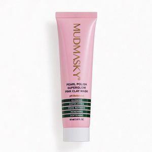 MUDMASKY Pearl Polish Super Glow Pink Clay Mask